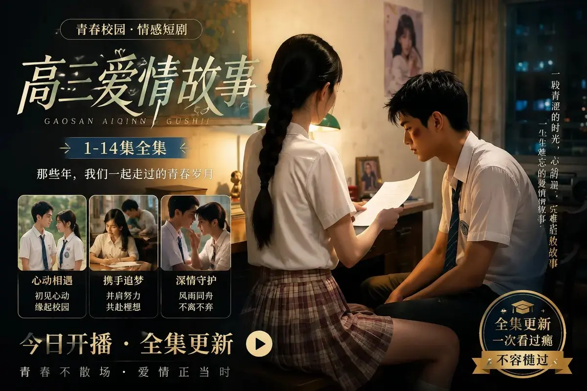 黄果魔改AI短剧《高三爱情故事》高清未删减全集在线观看 - 蓝光修复中字版全程高能无尿点 - 百度阿里云盘资源直链免费观看